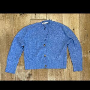 Zara Blue Cardigan S